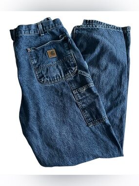Carhartt B13 DPS Original Fit Dungaree Carpenter Jeans Men's 36x34 (Fits 34x32)